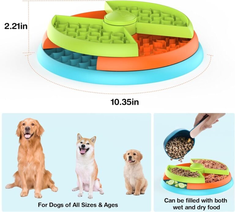 Slow Feeder Dog Bowl 3 Levels 3 71pEC1KbJyL. AC SL1500 amzliving.com