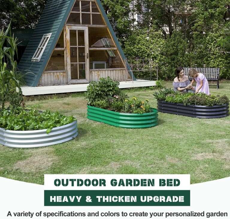 Land Guard Galvanized Raised Garden Bed 6 91EbGfRlbL. AC SL1500 amzliving.com