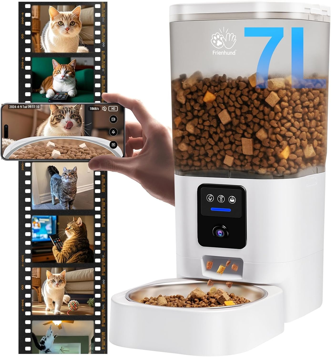 Automatic Pet Feeder: Perfect Programmable Solution Delivers Peace of Mind for Pet Parents