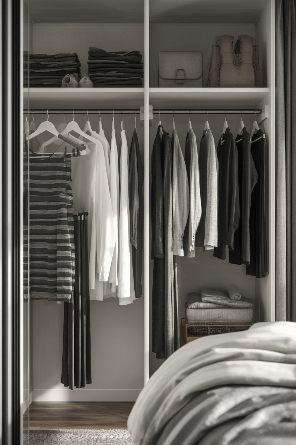 plastic hangers white pack closet space saver