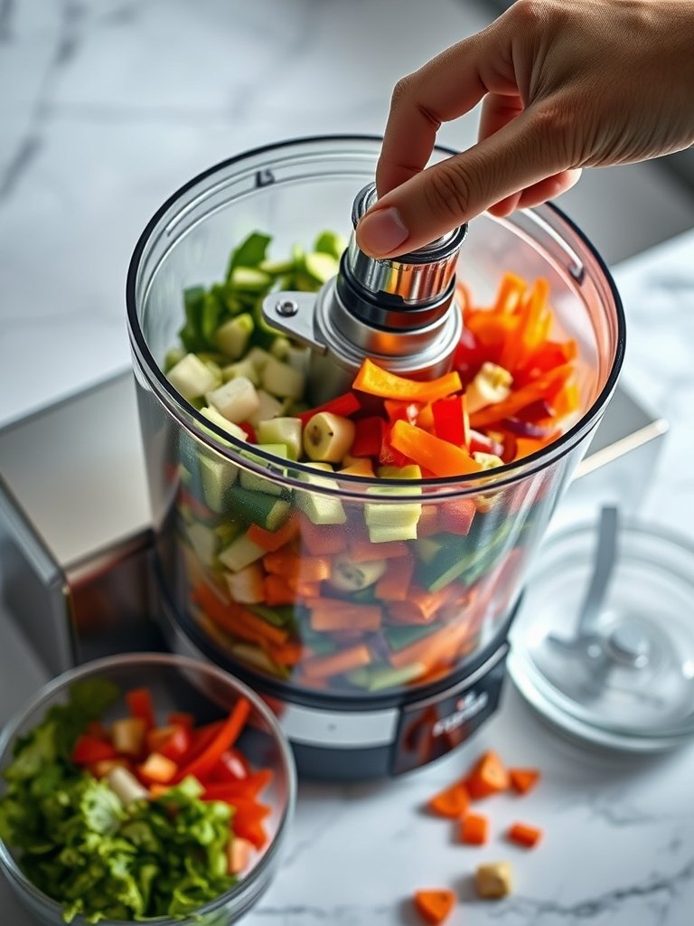 best food processor for vegetables - In Use